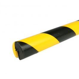 PRS-suoja reunoille, malli 2 - keltainen/musta - 1 metri