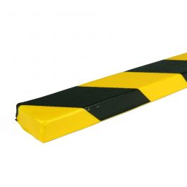 PRS-suoja tasaille pinnoille, malli 43 - keltainen/musta - 1 metri
