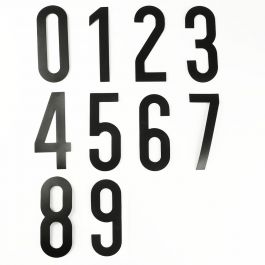 Itsekiinnittyvä numerosarja (0-9)