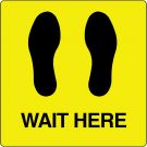“Wait Here” -lattiakuvake