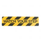 "Watch your step" liukuesteteippi