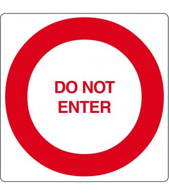 “Do Not Enter” -lattiakuvake