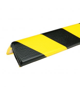PRS-suoja kulmiin, malli 8 - keltainen/musta - 1 metri