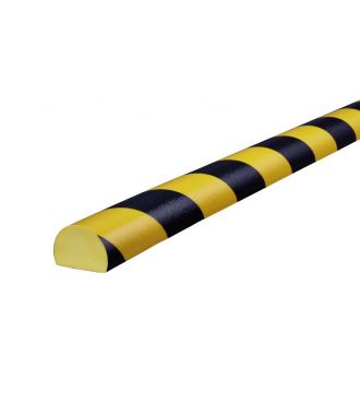 Knuffi puskuri tasaisille pinnoille, tyyppi C - keltainen/musta - 5 metri